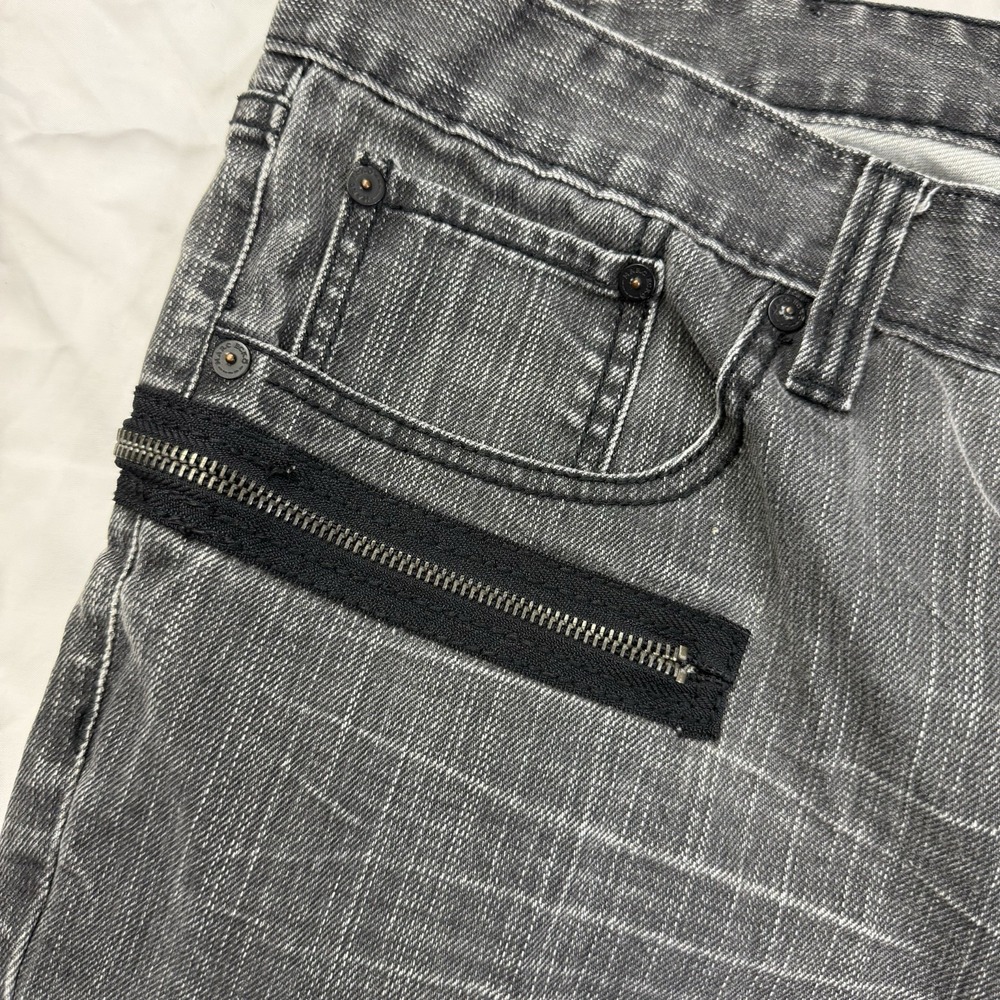 VTG Marc Ecko Jeans Cut and Sew Black Denim Men's 38x30 Straight Grunge Designer - Picture 11 of 16